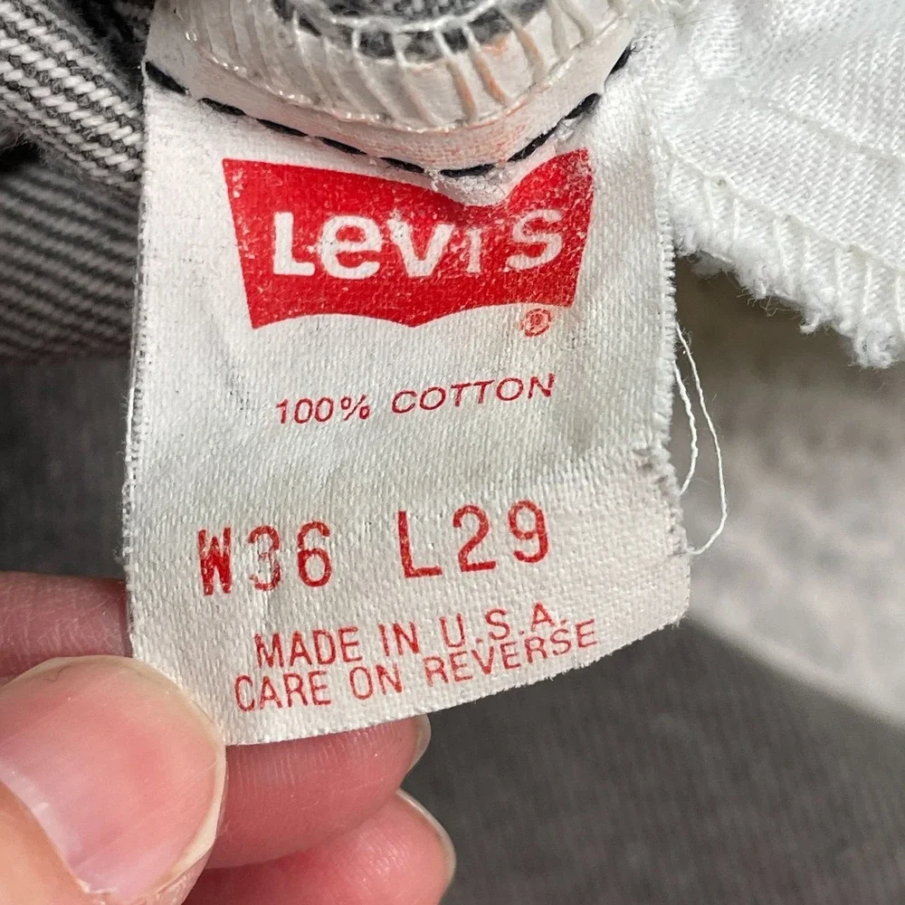Vintage Levis 505‎ Jeans Men's Size 36X29 (Fits 34X27) 90's USA Cotton *READ*